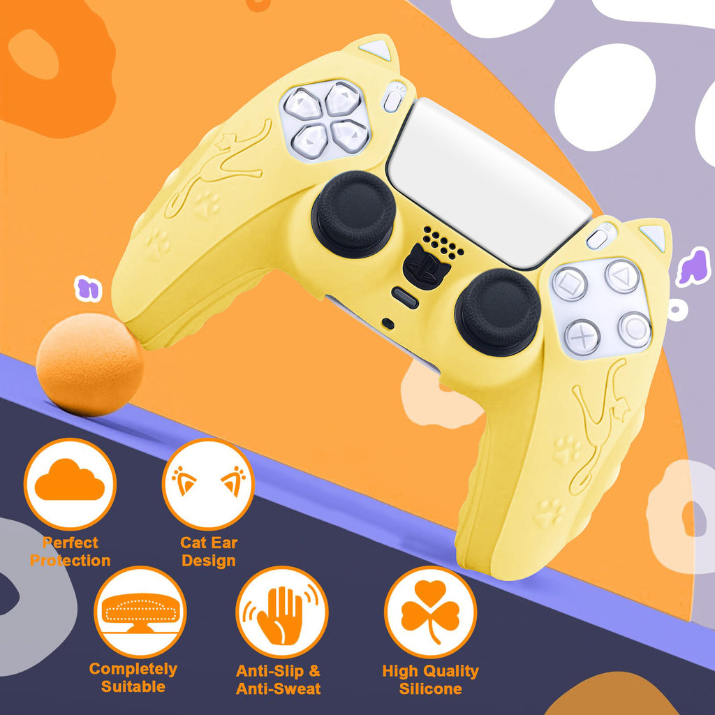 PS5 Silicone Controller Protective Cover with Cartoon Design