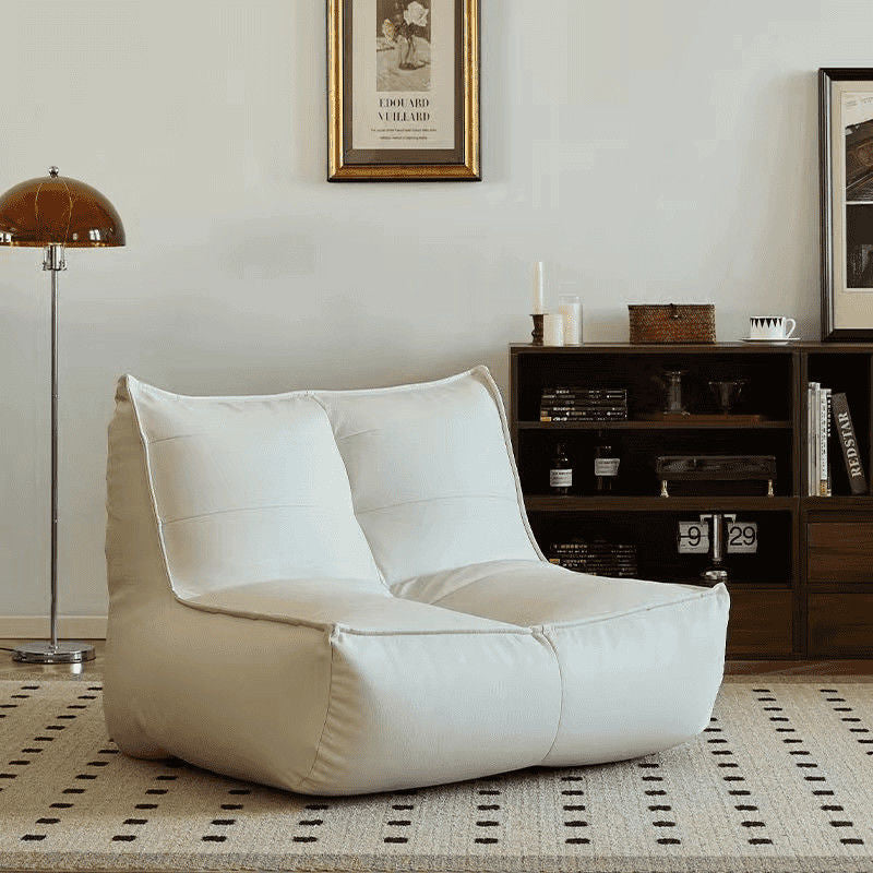 Orvena Lazy Sofa Single Sofa Chair for Small Apartment Bedroom Living Room Balcony