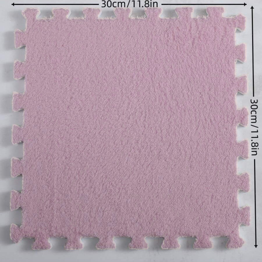 Orvena Square Splicing Carpet Mat for Living Room and Bedroom