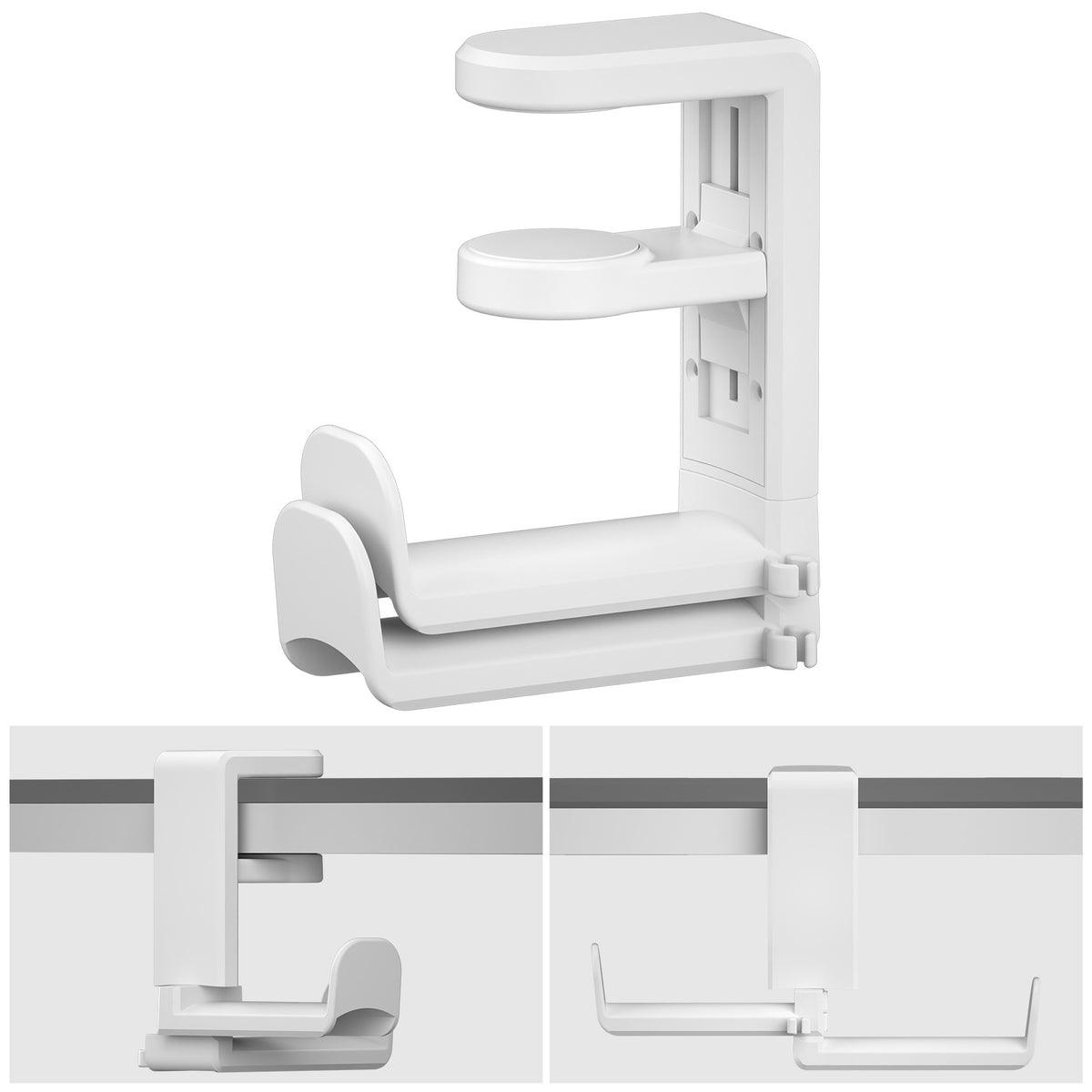 Orvena Clip-On Rotating Headphone Holder