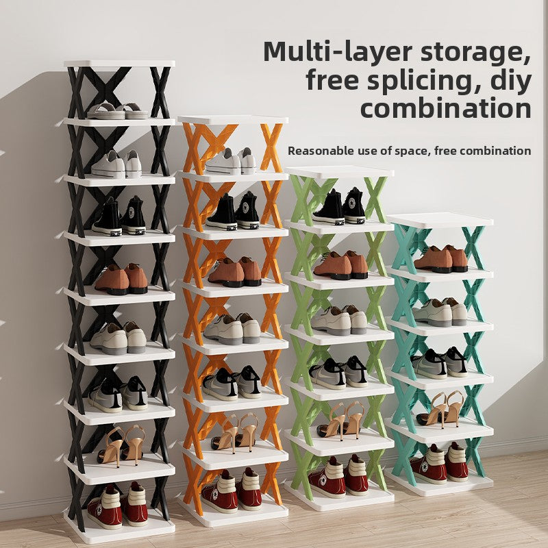 Orvena Foldable Dust Proof Shoe Rack with Multi Tier Storage
