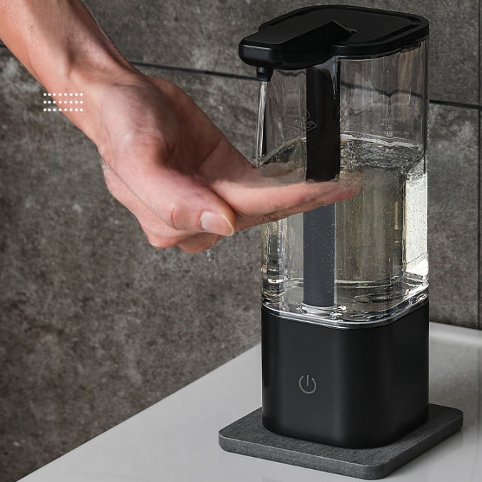 Orvena Automatic Sensor Soap Dispenser Rechargeable Touch-Free Liquid Dispenser