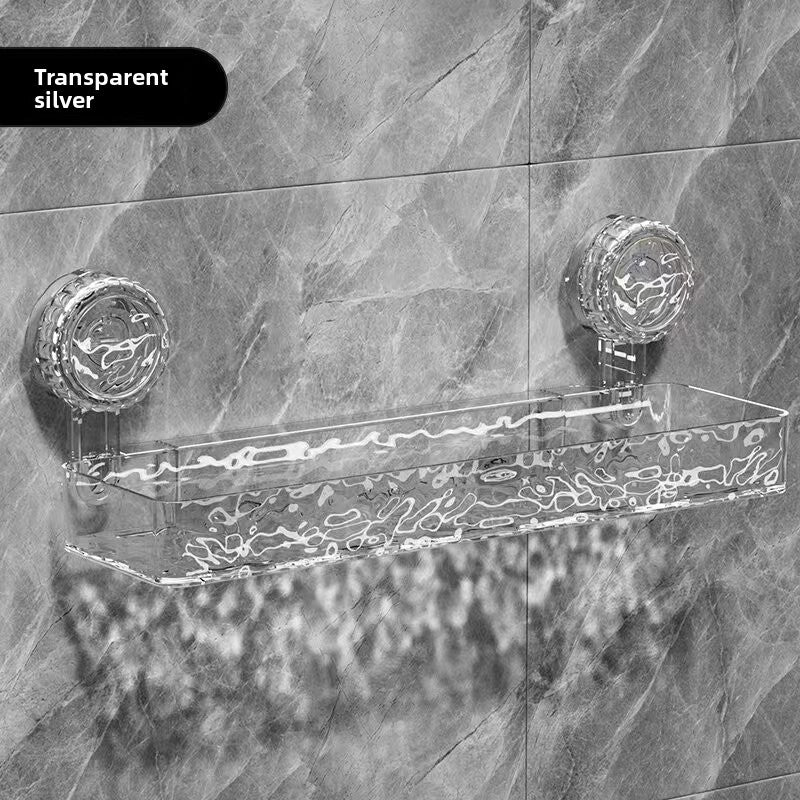 Bathroom Suction Cup Wall Storage Rack