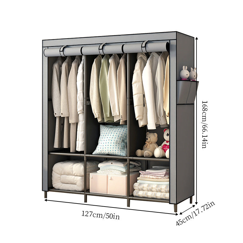 Orvena Home Bedroom Simple Assembly Cloth Wardrobe