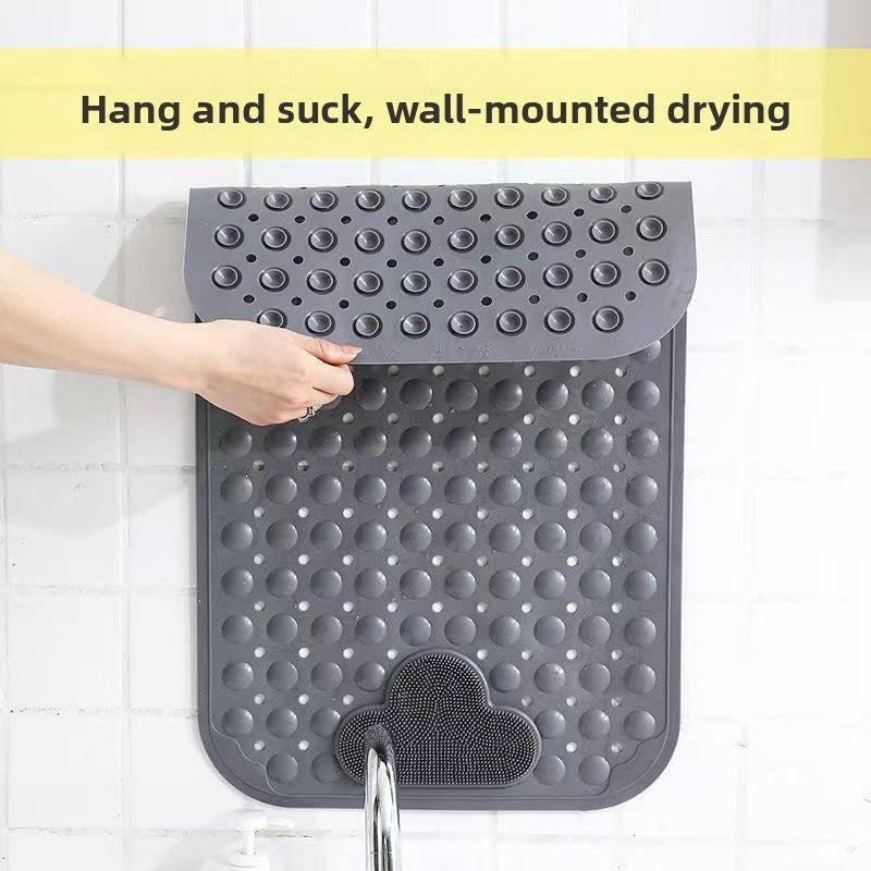 Orvena Bathroom Anti-Slip Shower Mat with Suction Cups