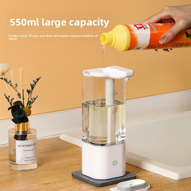Orvena Automatic Sensor Soap Dispenser Rechargeable Touch-Free Liquid Dispenser