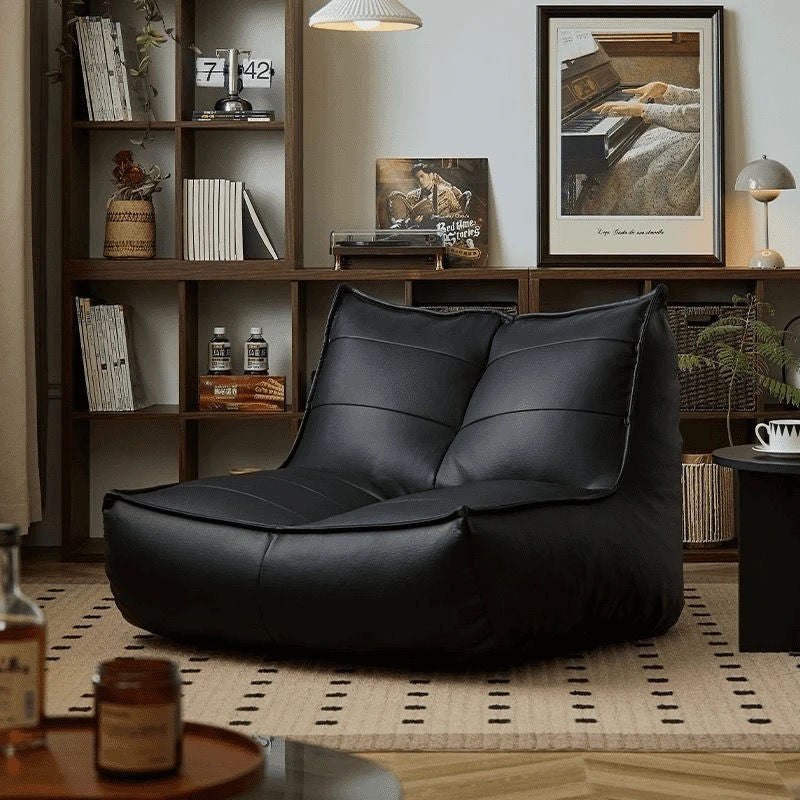 Orvena Lazy Sofa Single Sofa Chair for Small Apartment Bedroom Living Room Balcony