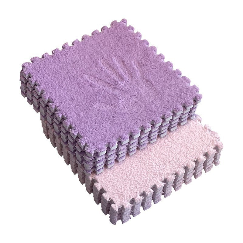 Orvena Square Splicing Carpet Mat for Living Room and Bedroom