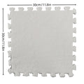 Orvena Square Splicing Carpet Mat for Living Room and Bedroom