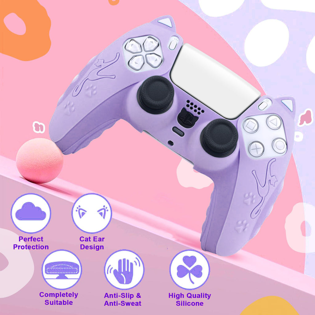 PS5 Silicone Controller Protective Cover with Cartoon Design