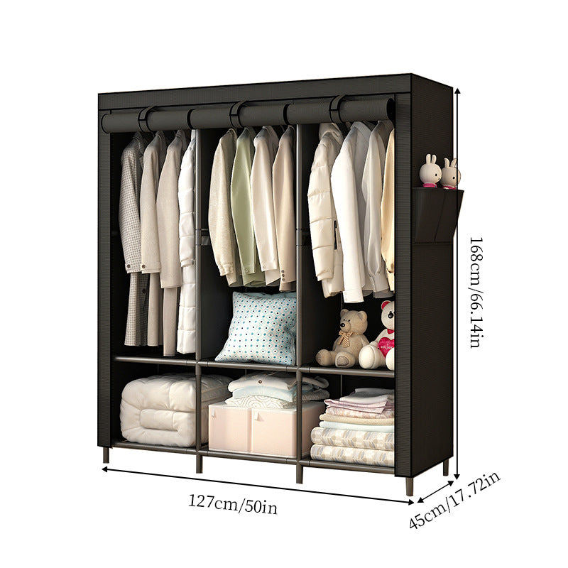 Orvena Home Bedroom Simple Assembly Cloth Wardrobe
