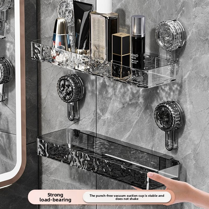 Bathroom Suction Cup Wall Storage Rack