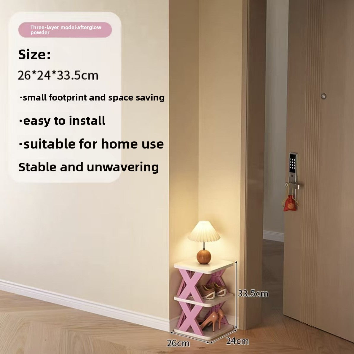 Orvena Foldable Dust Proof Shoe Rack with Multi Tier Storage