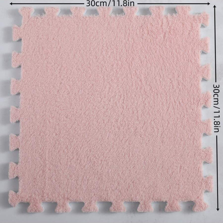Orvena Square Splicing Carpet Mat for Living Room and Bedroom