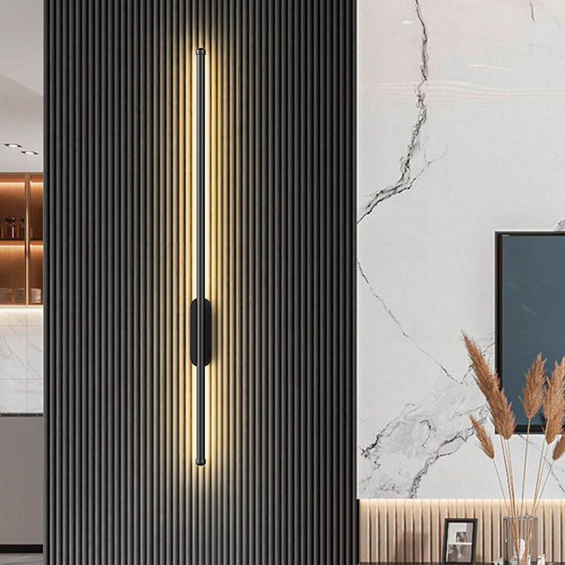Modern Minimalist Rechargeable Wall Lamp with Magnetic Base for Bedroom Living Room