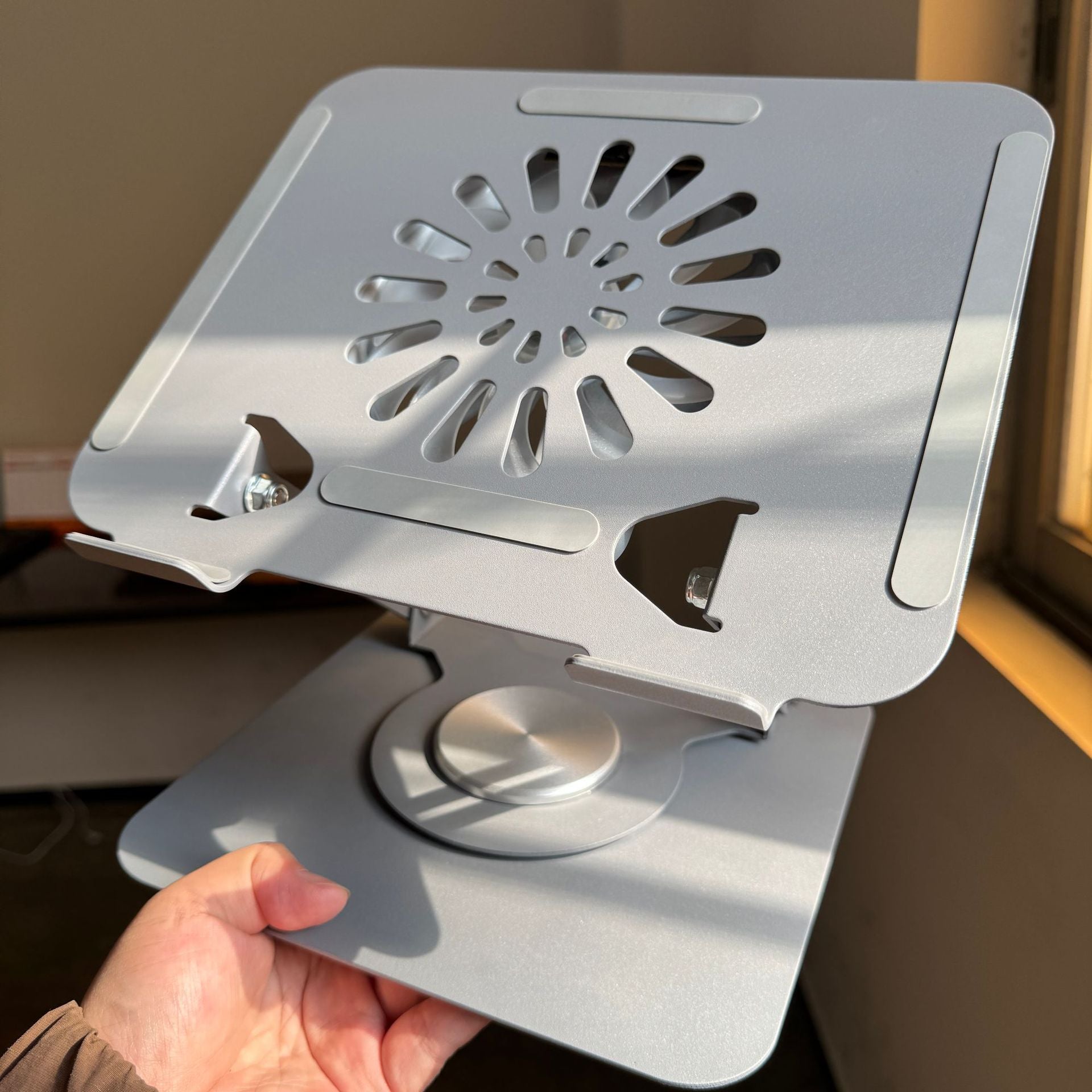 Adjustable Laptop Stand with 360 Rotation