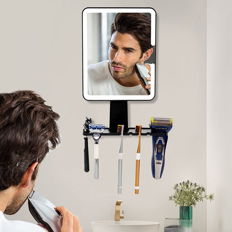 Orvena Led Shower Anti-Fog Mirror Suction Cup Makeup Mirror