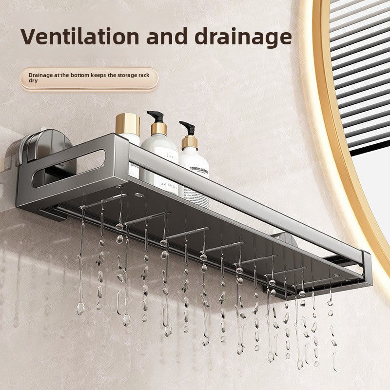 Orvena Suction Cup Bathroom Storage Rack