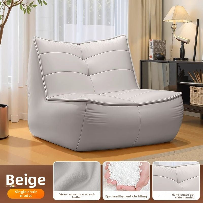 Orvena Vintage Lazy Sofa Single Seat for Living Room Balcony