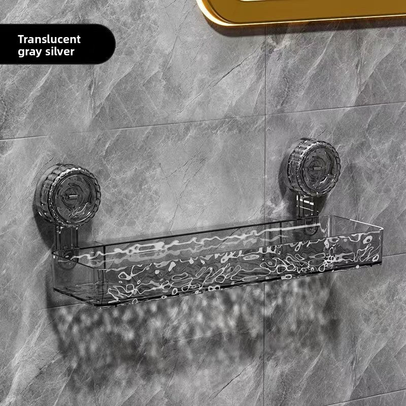 Bathroom Suction Cup Wall Storage Rack
