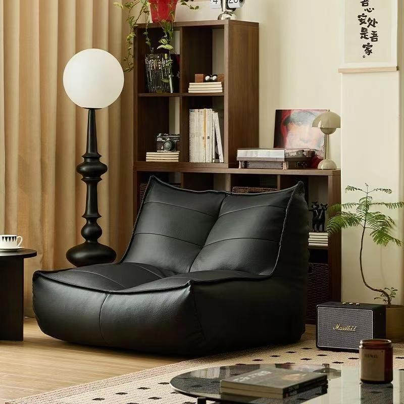 Orvena Lazy Sofa Single Sofa Chair for Small Apartment Bedroom Living Room Balcony
