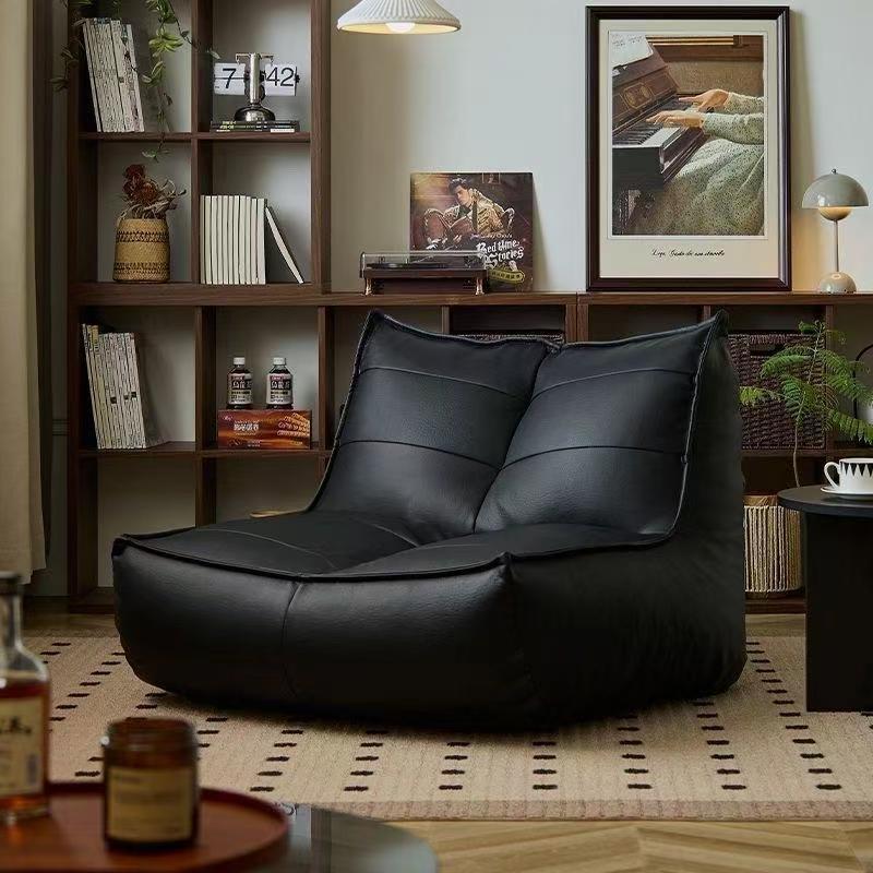 Orvena Lazy Sofa Single Sofa Chair for Small Apartment Bedroom Living Room Balcony