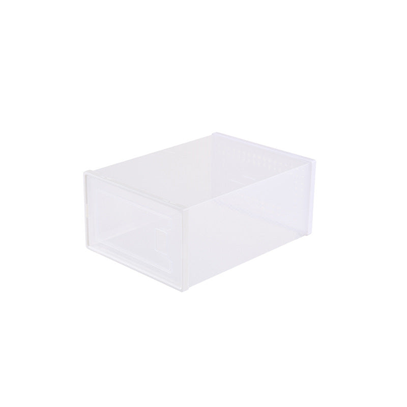 Orvena Transparent Door Stackable Shoe Storage Box