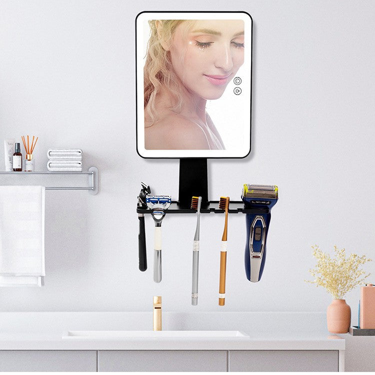Orvena Led Shower Anti-Fog Mirror Suction Cup Makeup Mirror